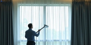 Commercial curtain stain removal service rockbank-vic hotels offices restaurants